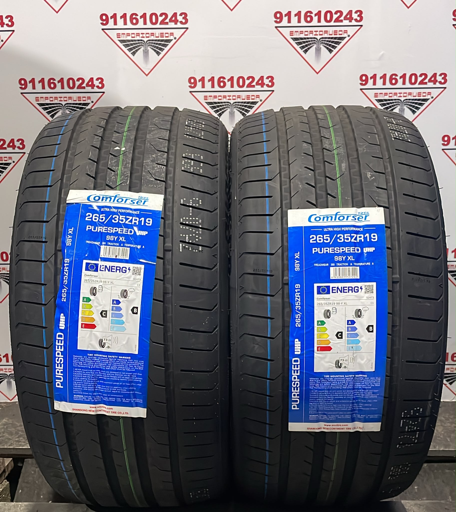COMFORSER  USADO M+S 265/35 R19 98 Y